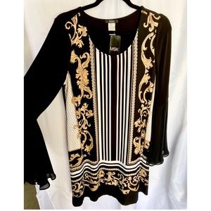 Bold Bell Sleeve Dress